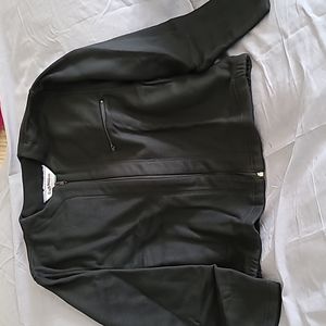 Early Winter Performance Outfitters black fleece short jacket sz Small NIP